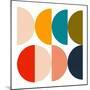 Mid Century Geometric Color Play-Ana Rut Bre-Mounted Photographic Print