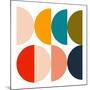 Mid Century Geometric Color Play-Ana Rut Bre-Mounted Photographic Print