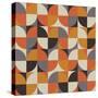 Mid Century Geometric Pattern I-Eline Isaksen-Stretched Canvas