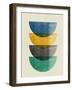 Mid Century Half Moons-Eline Isaksen-Framed Art Print