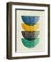 Mid Century Half Moons-Eline Isaksen-Framed Art Print