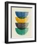 Mid Century Half Moons-Eline Isaksen-Framed Art Print