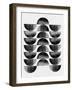 Mid Century Half Moons-Eline Isaksen-Framed Art Print