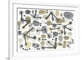 Mid Century I Achroma-Cheryl Warrick-Framed Art Print