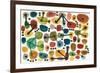 Mid Century I-Cheryl Warrick-Framed Art Print