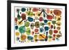 Mid Century I-Cheryl Warrick-Framed Art Print