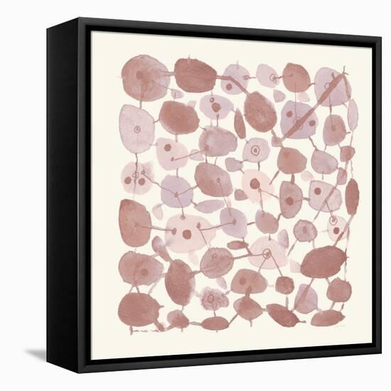 Mid Century IV Blush-Cheryl Warrick-Framed Stretched Canvas