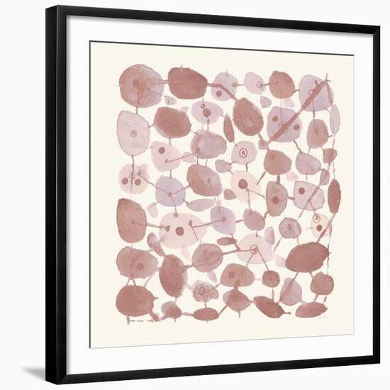 Mid Century IV Blush-Cheryl Warrick-Framed Art Print