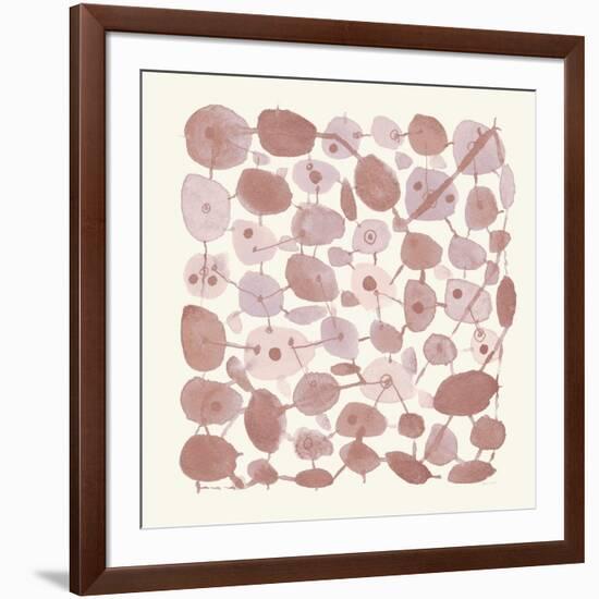 Mid Century IV Blush-Cheryl Warrick-Framed Art Print