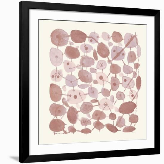 Mid Century IV Blush-Cheryl Warrick-Framed Art Print