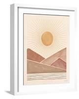 Mid Century Landscape I-Janelle Penner-Framed Art Print