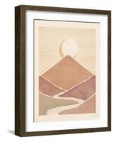 Mid Century Landscape II-Janelle Penner-Framed Art Print