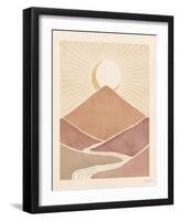 Mid Century Landscape II-Janelle Penner-Framed Art Print