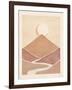 Mid Century Landscape II-Janelle Penner-Framed Art Print