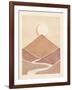 Mid Century Landscape II-Janelle Penner-Framed Art Print