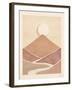 Mid Century Landscape II-Janelle Penner-Framed Art Print