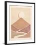 Mid Century Landscape II-Janelle Penner-Framed Art Print