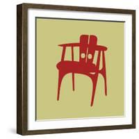 Mid Century Modern Chair I-Anita Nilsson-Framed Art Print