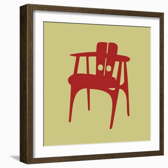 Mid Century Modern Chair I-Anita Nilsson-Framed Art Print