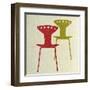 Mid Century Modern Chairs I-Anita Nilsson-Framed Art Print