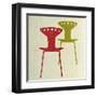 Mid Century Modern Chairs I-Anita Nilsson-Framed Art Print