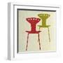 Mid Century Modern Chairs I-Anita Nilsson-Framed Art Print