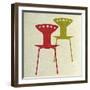 Mid Century Modern Chairs I-Anita Nilsson-Framed Art Print