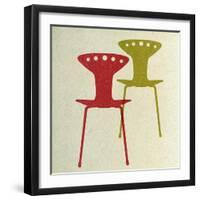 Mid Century Modern Chairs I-Anita Nilsson-Framed Art Print