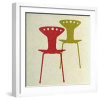 Mid Century Modern Chairs I-Anita Nilsson-Framed Art Print