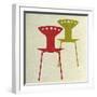 Mid Century Modern Chairs I-Anita Nilsson-Framed Art Print