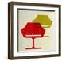 Mid Century Modern Chairs I-Anita Nilsson-Framed Art Print