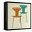 Mid Century Modern Chairs II-Anita Nilsson-Framed Stretched Canvas