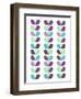 Mid Century Modern Leaf Pattern I-Anita Nilsson-Framed Art Print