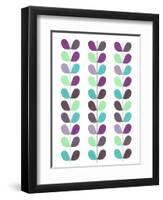 Mid Century Modern Leaf Pattern I-Anita Nilsson-Framed Art Print