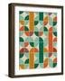 Mid Century Ornament-Eline Isaksen-Framed Art Print