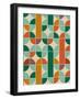 Mid Century Ornament-Eline Isaksen-Framed Art Print