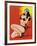 Mid-Century Pin-Ups - Beauty Magazine - Hot in Black-Peter Driben-Framed Art Print