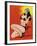 Mid-Century Pin-Ups - Beauty Magazine - Hot in Black-Peter Driben-Framed Art Print