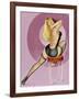 Mid-Century Pin-Ups - Beauty Parade Magazine - Oh! Purple-Peter Driben-Framed Art Print