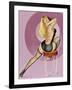 Mid-Century Pin-Ups - Beauty Parade Magazine - Oh! Purple-Peter Driben-Framed Art Print