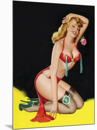 Mid-Century Pin-Ups - Beauty Parade Magazine - Rose-Peter Driben-Mounted Art Print