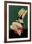 Mid-Century Pin-Ups - Beauty Parade - Uncovering Beauty-Peter Driben-Framed Art Print