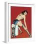 Mid-Century Pin-Ups - Flirt Magazine - Playful Pussy-Peter Driben-Framed Art Print