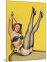 Mid-Century Pin-Ups - Flirt Magazine - Sailor Girl-Peter Driben-Mounted Art Print