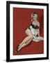 Mid-Century Pin-Ups - Magazine Cover - The Gift-Peter Driben-Framed Art Print