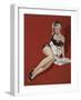 Mid-Century Pin-Ups - Magazine Cover - The Gift-Peter Driben-Framed Art Print