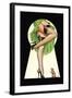 Mid-Century Pin-Ups - Through the Keyhole-Peter Driben-Framed Art Print