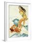 Mid-Century Pin-Ups - Whisper Magazine - Wave Rider-Peter Driben-Framed Art Print