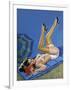 Mid-Century Pin-Ups - Wink Magazine - Merry mirthful Maiden-Peter Driben-Framed Art Print