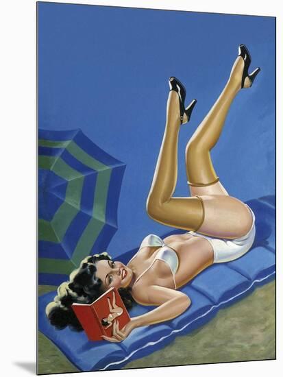 Mid-Century Pin-Ups - Wink Magazine - Merry mirthful Maiden-Peter Driben-Mounted Art Print